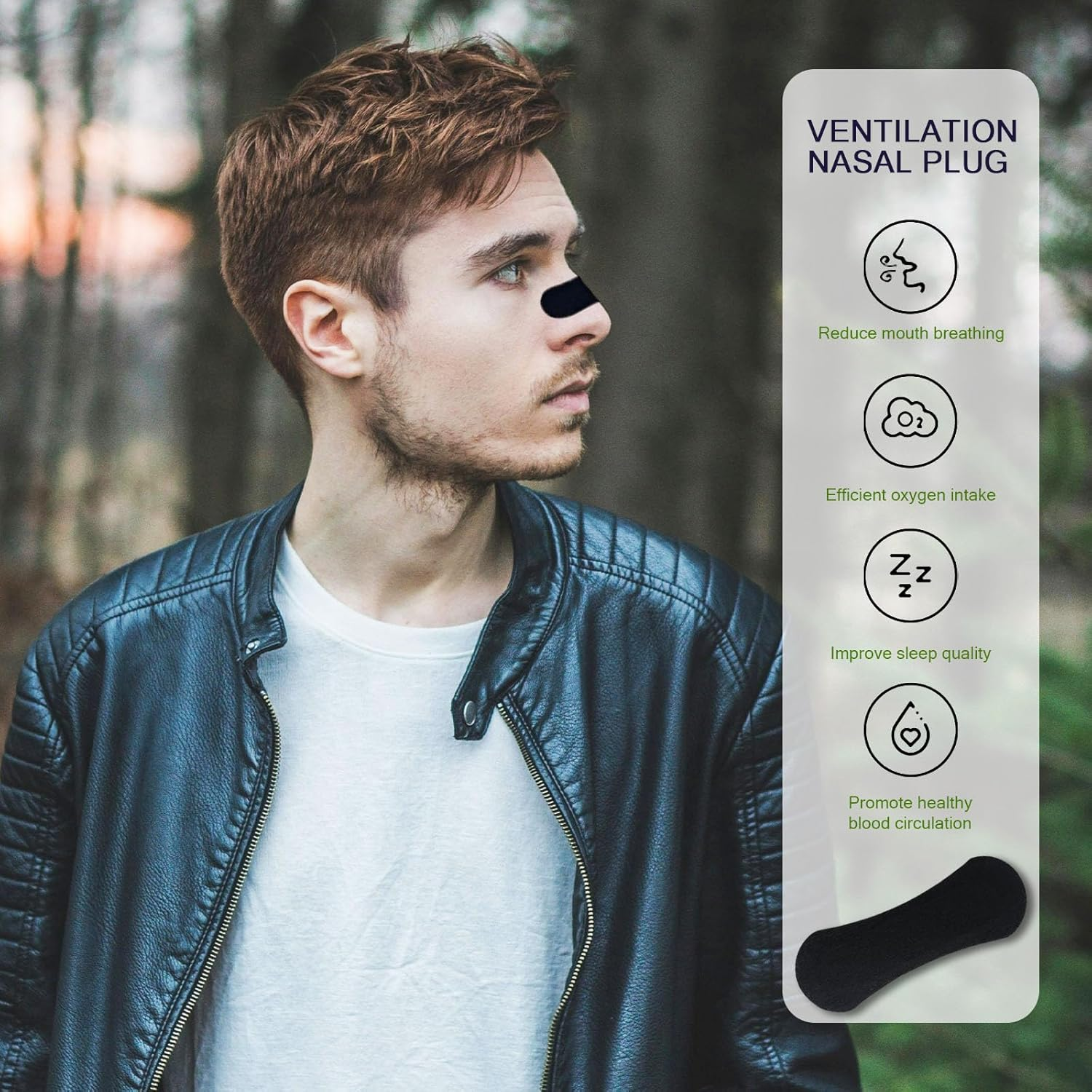 30 Pcs Nose Strips - Extra Strength Nasal Strips for Snoring & Breathing - Anti-Snoring Nose Strips for Sleeping & Exercise, Premium Nasal Breathing Aid image number 2