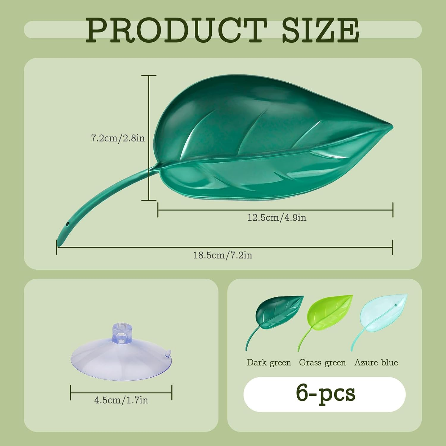 Yitexin 6 Pieces 3 Colors Betta Hammock Pad with Suction Cups, Simulating Habitat Betta Leaf Basking Bed Platform, Small Resting Tank for Tree Frog Terrarium Turtle Fish Pet (3 Color, 18.5 X 7 Cm)