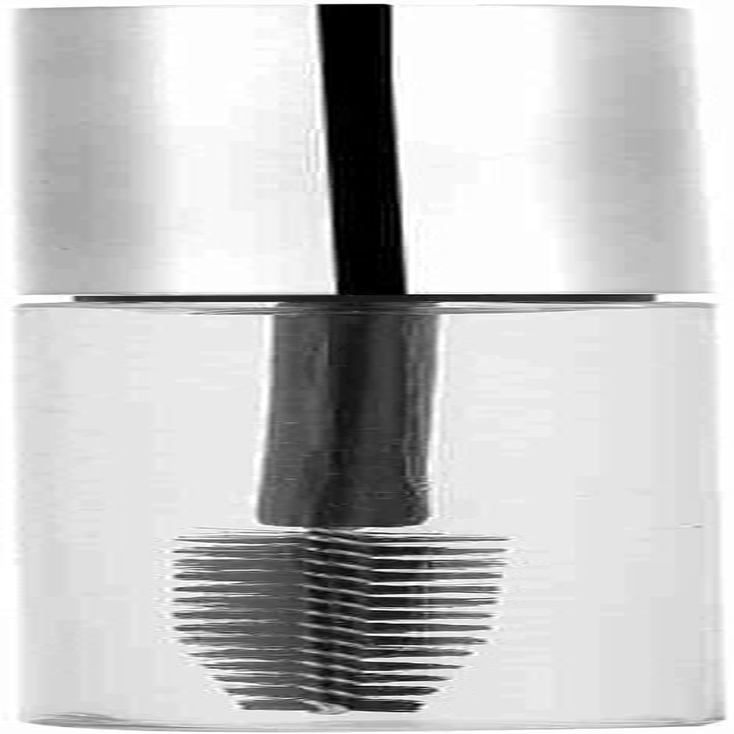 Xiuganpo 10Ml Empty Mascara Tube Durable Eyelash Wand Container for Makeup Artist Eco-Friendly Material (10Ml Bright Silver Cap)