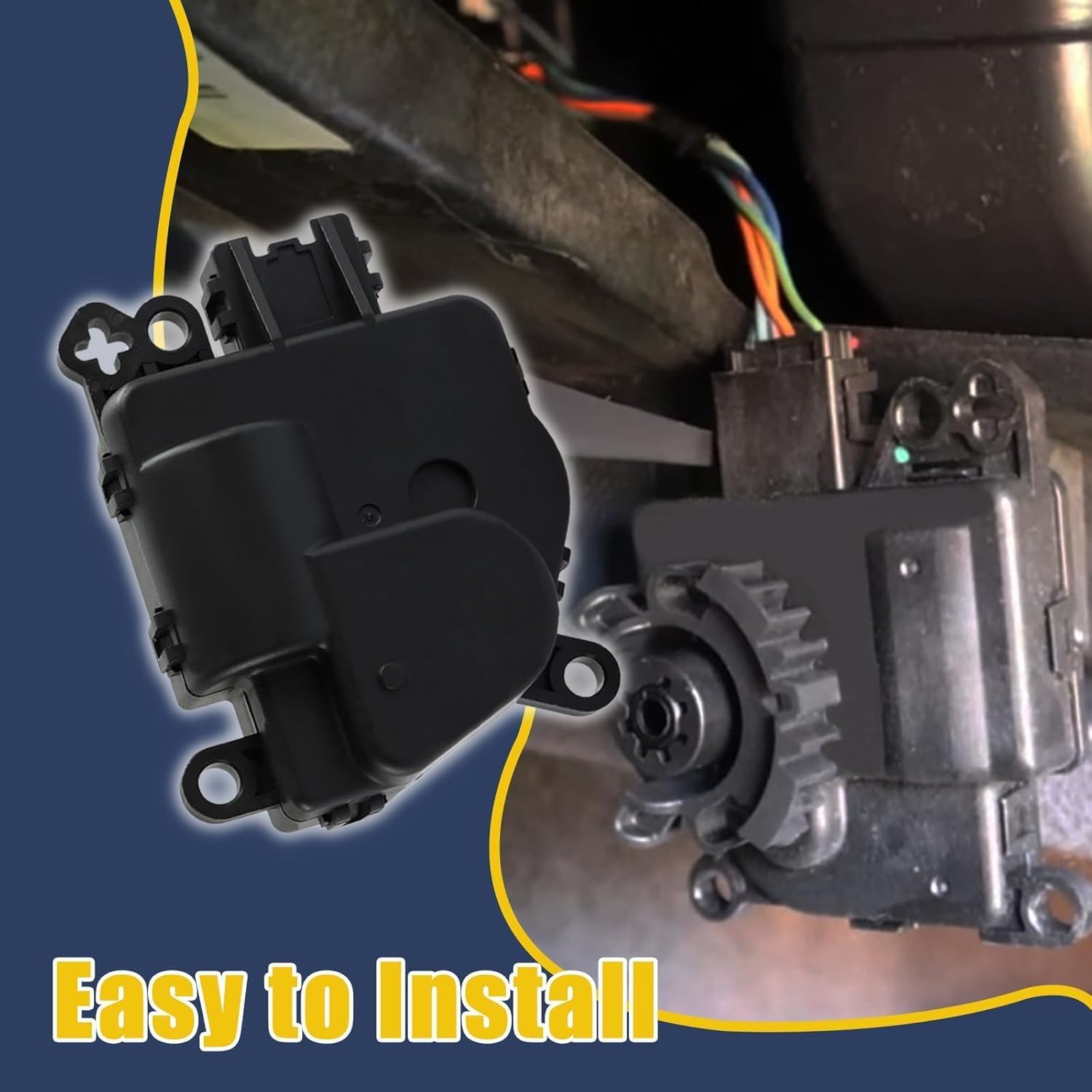 HIMARKLIF HVAC Heater Blend Door Actuator with Gear Compatible with Jeep Grand Cherokee &Dodge Durango 2011-2013 Replaces# 68079488AA 68079488AB 604-045 image number 5