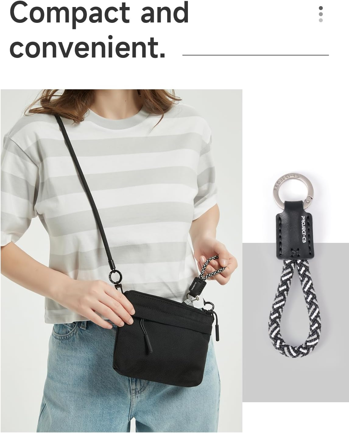 Project-Cb Phone Finger Ring Strap 1,Phone Tether Tab 2,Phone Lanyard,Phone Strap,Key Chain,Key Ring 2,Charms for Phone Case,Phone Accessories image number 2