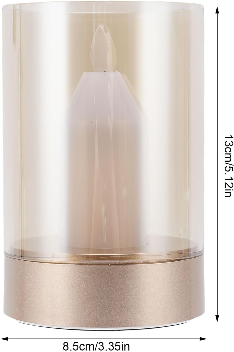 Sorandy Flameless LED Light Candle with Motion Sensor Gesture Control Rechargeable Battery Operated LED Candle Night Light Candlesticks for Home Decor Halloween Christmas Party