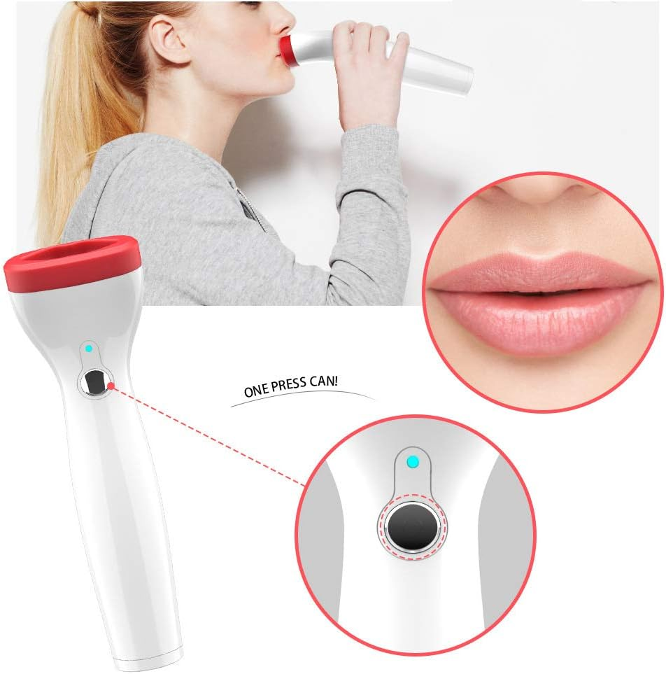 Electric Quick Lip Plumper Device Tool Soft Silicone Beauty Natural Sexy Mouth Lip Enlargement Plumping Enhancement Silica Gel Women Girls Apple Lip & Full Lip image number 2