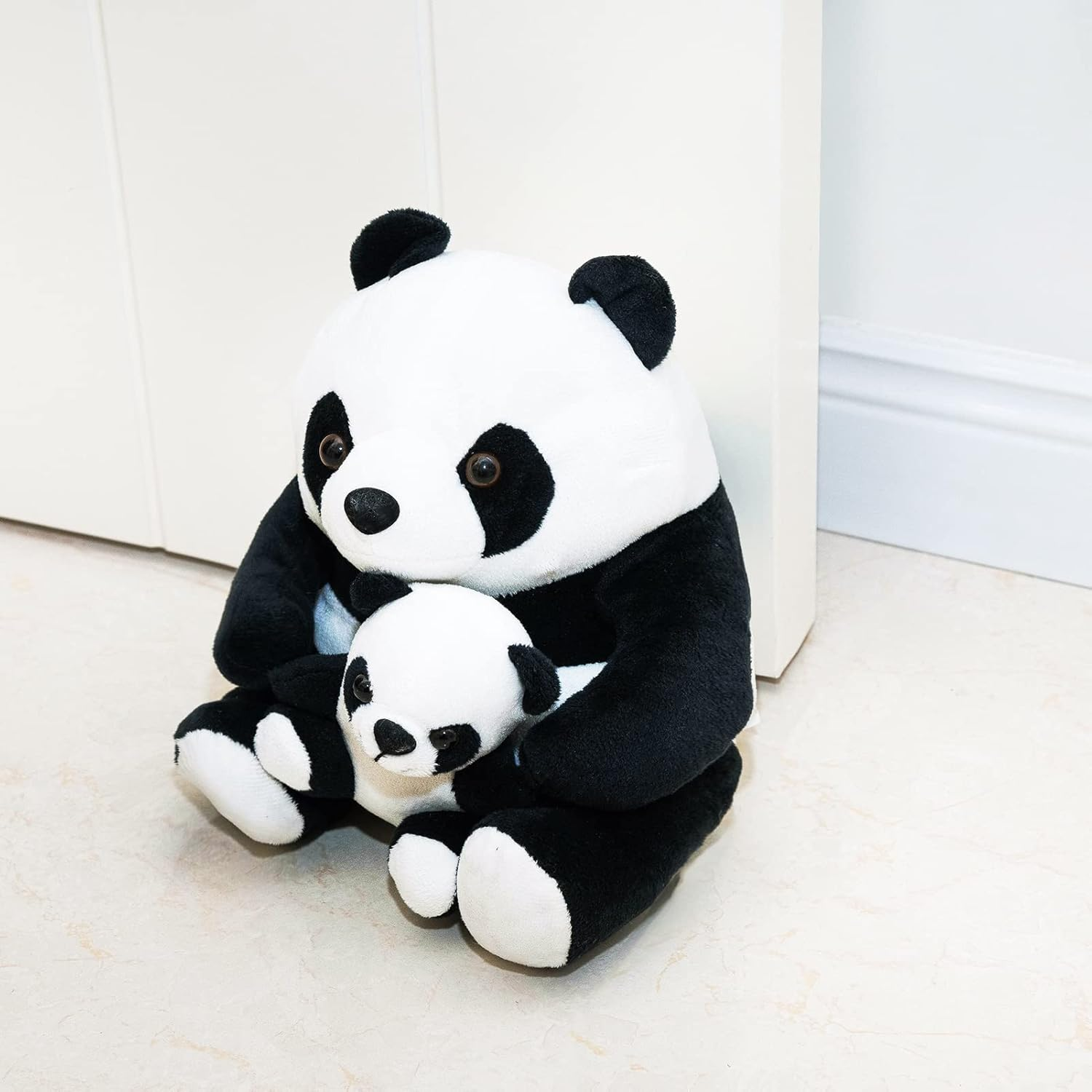 Marwood Cute Door Stopper Decorative Door Stops for Home and Office, Panda Weighted Interior Doorstop Fabric Stuffed Animal Door Stopper Floor Decorative image number 2