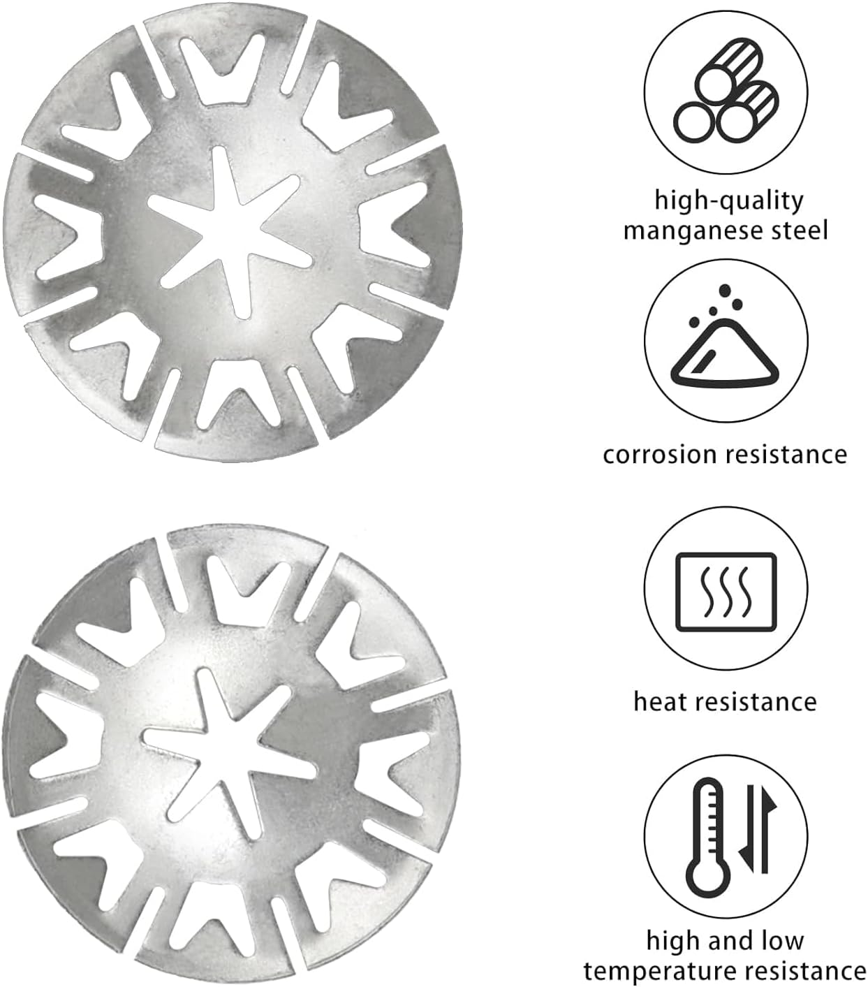 Heat Protection Plate Repair Kit for Car - 20-Piece Set with 52 Mm and 30 Mm Clamping Discs - Compatible with OE Number N90335004 - High-Quality Exhaust Repair Kit - Easy Assembly image number 1