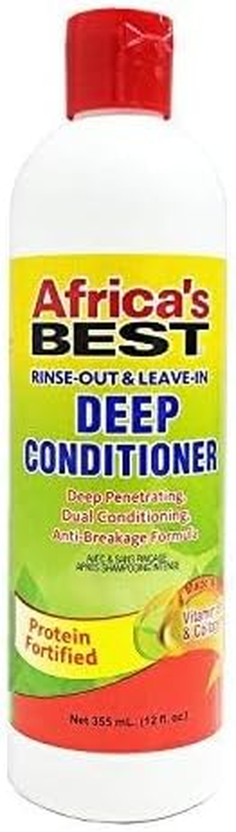 Africa'S Best Rinse Out and Leave in Deep Conditioner, 12 Ounce