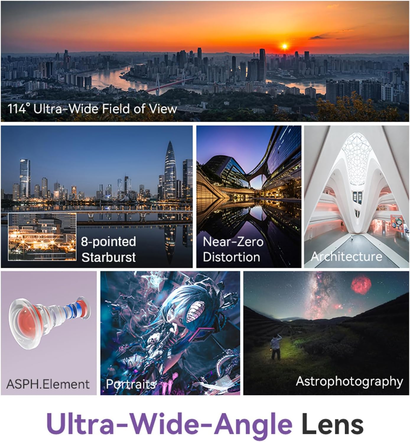 TTARTISAN 14Mm F2.8 FE Full Frame Wide Angle Lens E Mount, 114&deg; Ultra Wide Angle Large Aperture Manual Focus Lens for Sony E Mount Mirrorless Camera image number 1