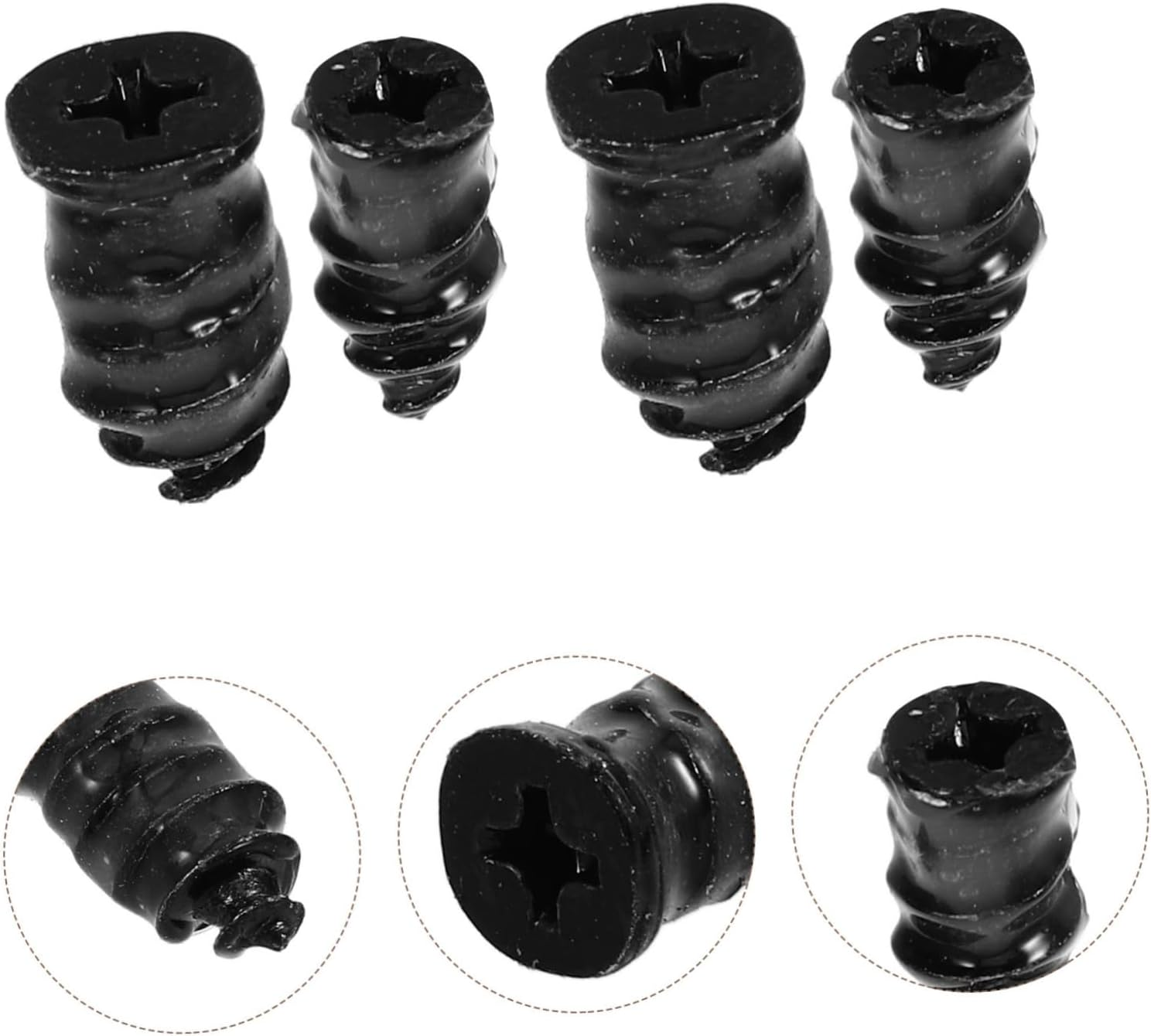 CVUTOVO 40Pcs Tire Repair Nails Kit with Rubber Plugs Quick and Car Wheel Repair Screws for Flat Tire Fix Easy to Install for Cars Motorcycles and Electric Vehicles image number 4