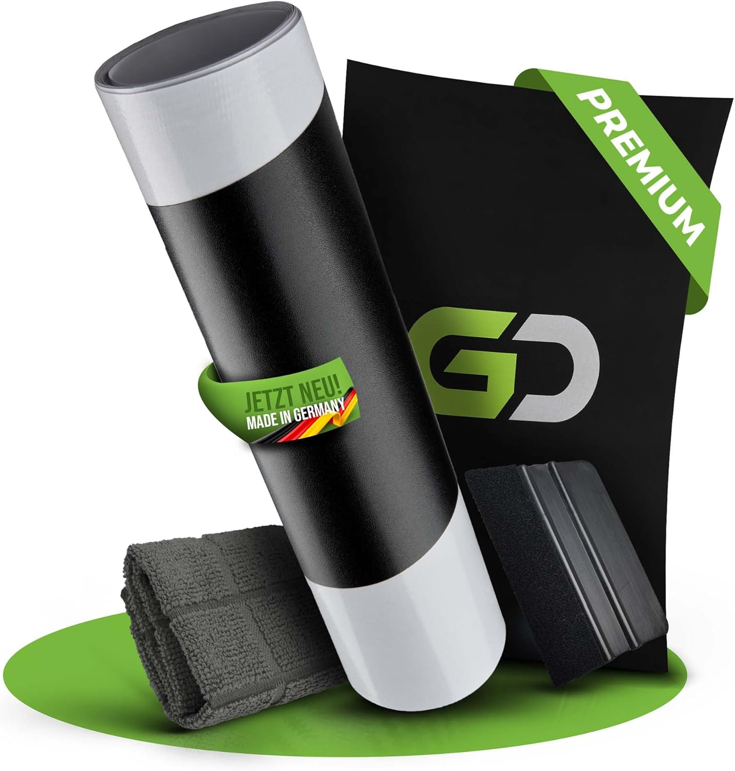 Gd-Shield Car Boot Sill Protector Suitable for VW Tiguan 2 II 2016-2024 Paint Protection Film Set, Squeegee & Microfibre Cloth Bumper Protection, Scratch Protection, Protective Film, Paint Protection