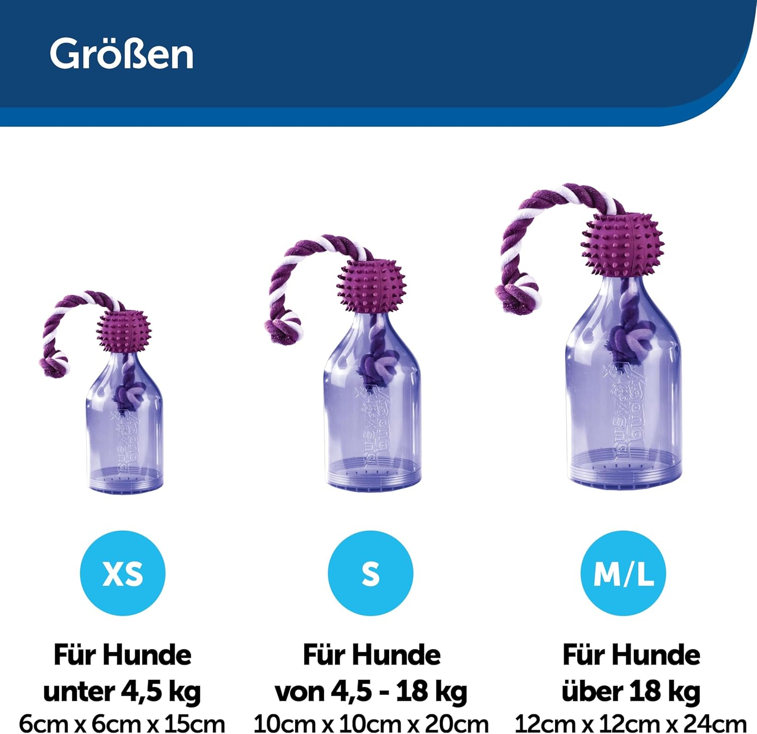 Petsafe Busy Buddy Tug-A-Jug Interactive Meal Dispensing Dog Toy, X-Small image number 2