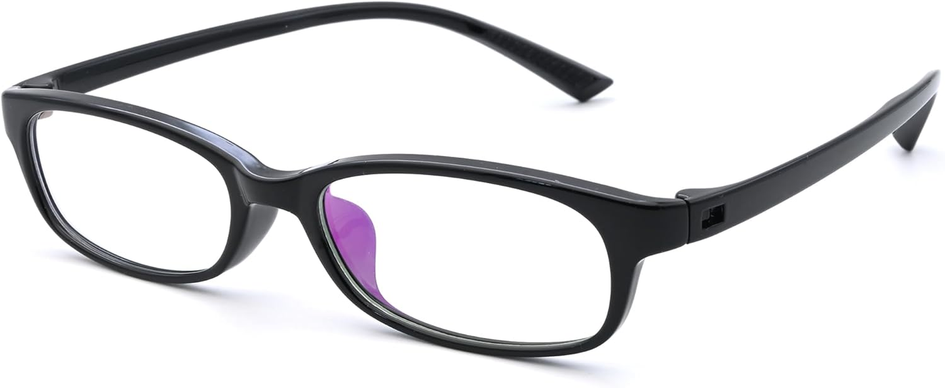 Onrtry Fake Clear Glasses Non  Eyeglasses Rectangular Frame Eyewear