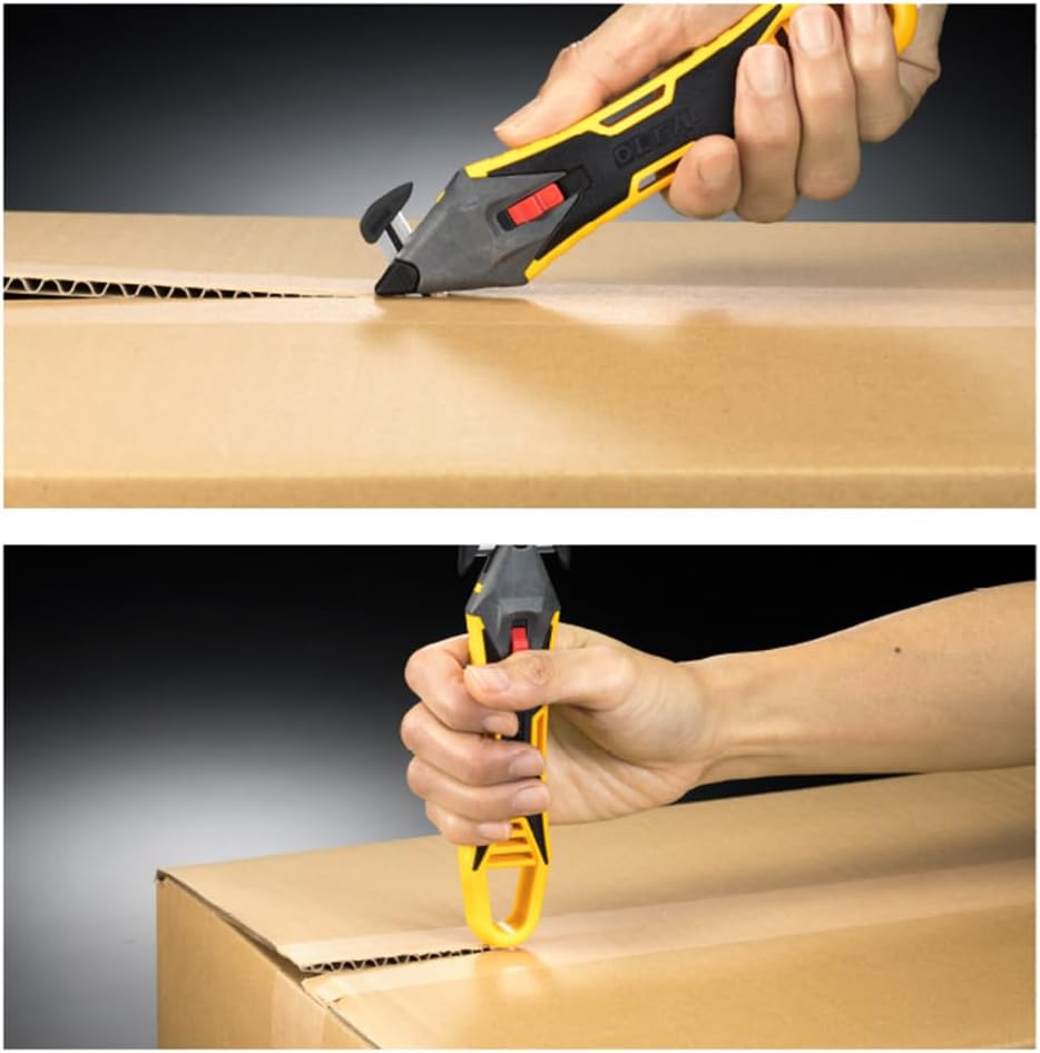 OLFA 239B Replacement Blade Type Kaicorn PRO Unpacking Cutter with Tape Slitter, Stainless Steel Blade, One-Touch Replacement Blade