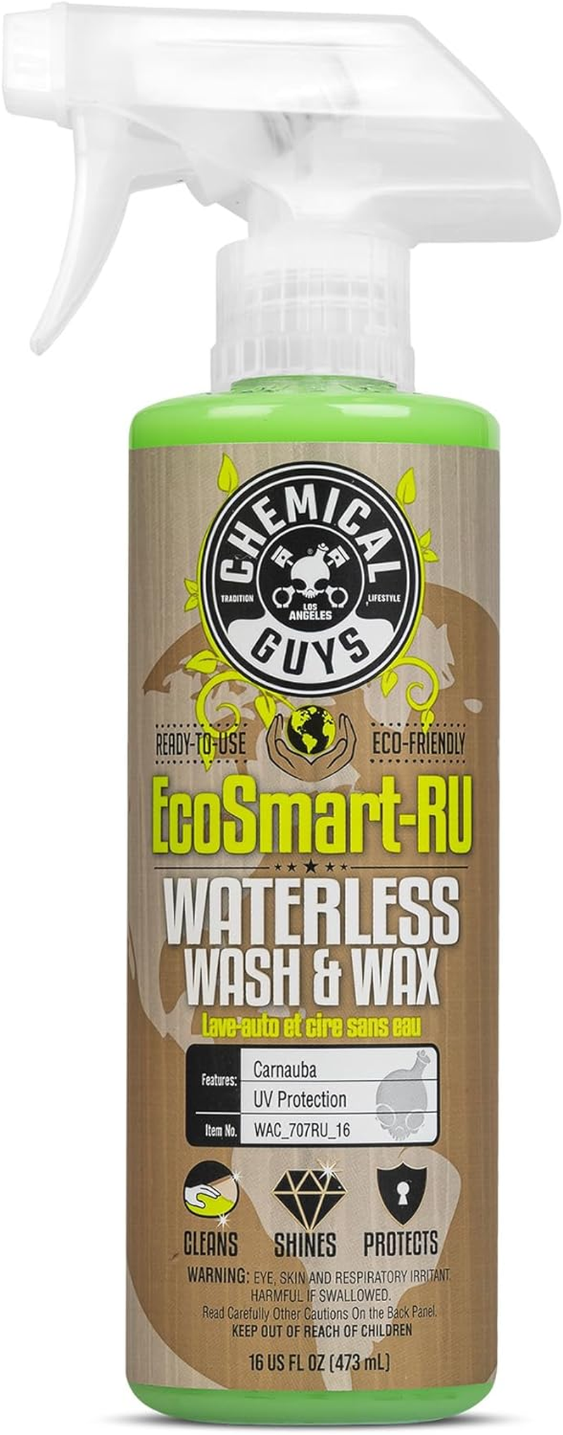 Chemical Guys WAC_707RU_16 Ecosmart-Ru Ready to Use Waterless Car Wash and Wax (16 Oz) image number 4