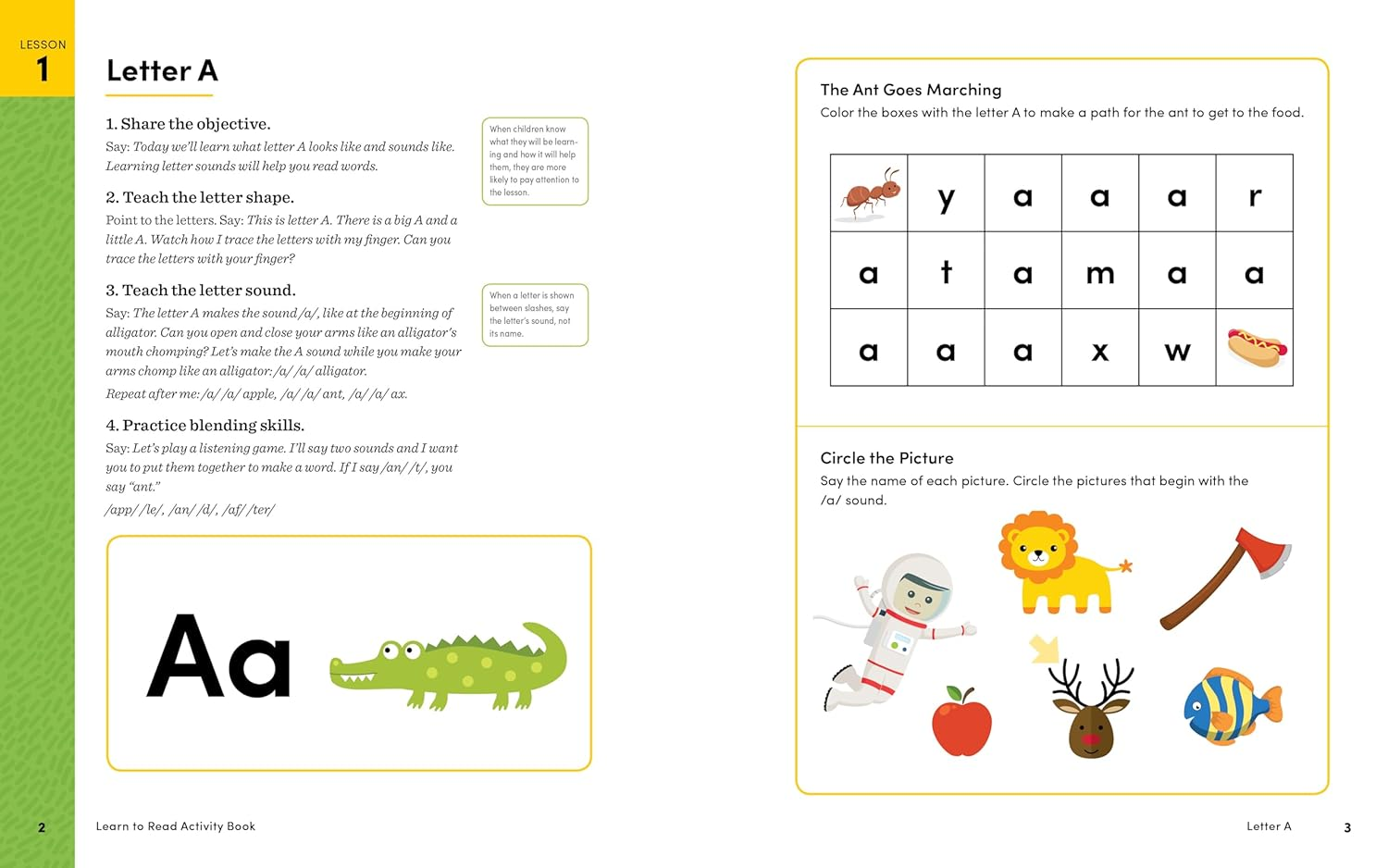 Learn to Read Activity Book: 101 Fun Lessons to Teach Your Child to Read image number 4
