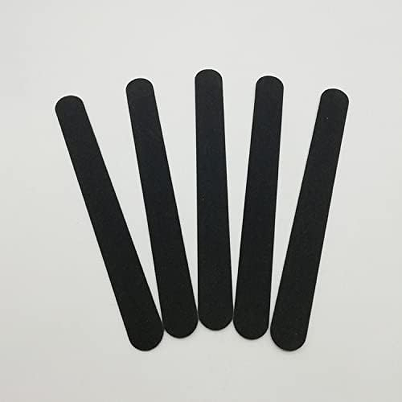 5 Pcs Black Large Jumbo Professional Nail Files Emery Boards Buffers Grit 100 Creative and Exquisite Workmanship image number 4