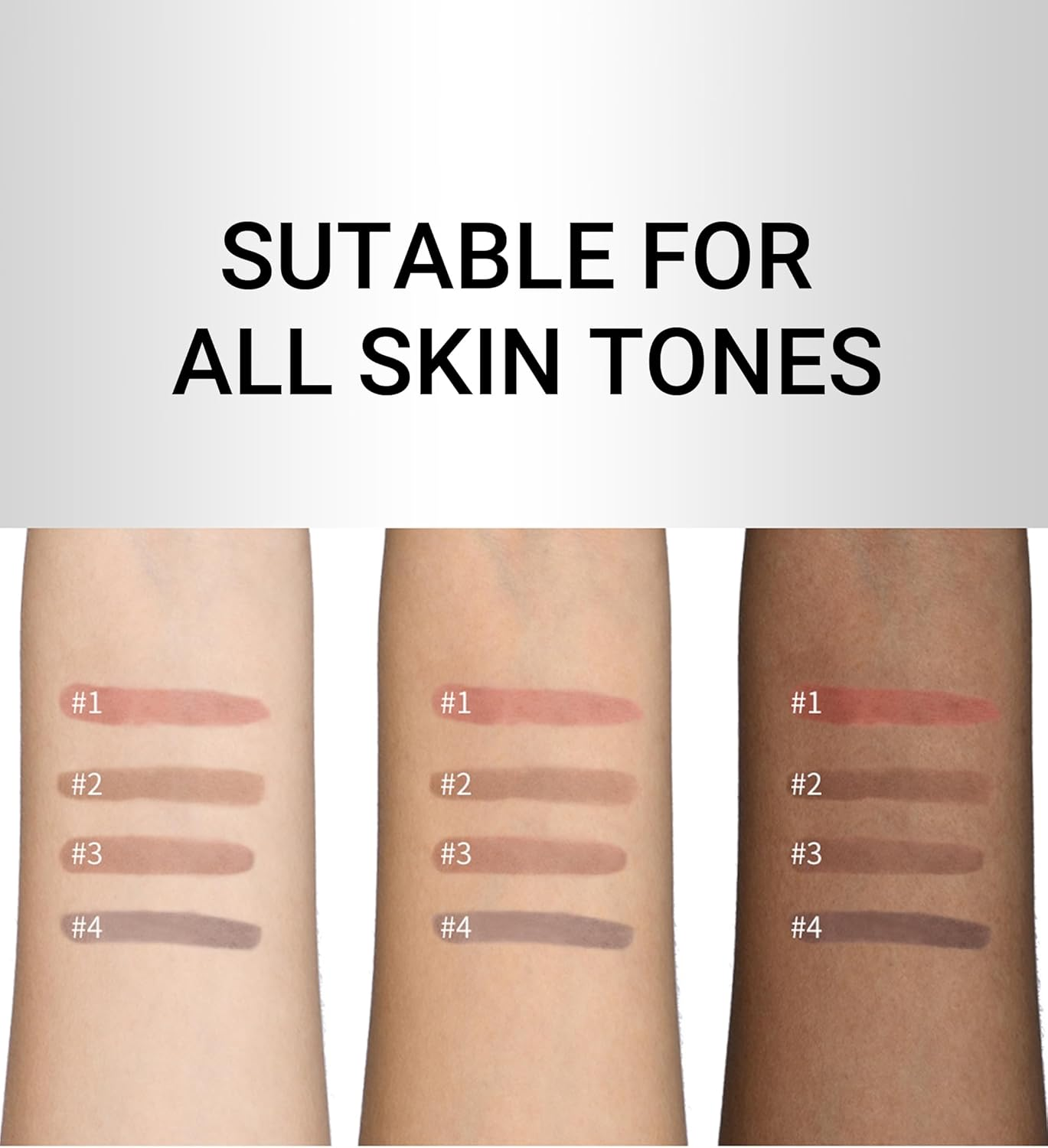 Erinde Peel off Lip Liner Stain with Tweezer, Matte Peel off Tattoo Lip Liner, Long Lasting Waterproof Lip Gloss, Transfer-Proof Highly Pigmented Color Lipliner #1 Rose Pink image number 3