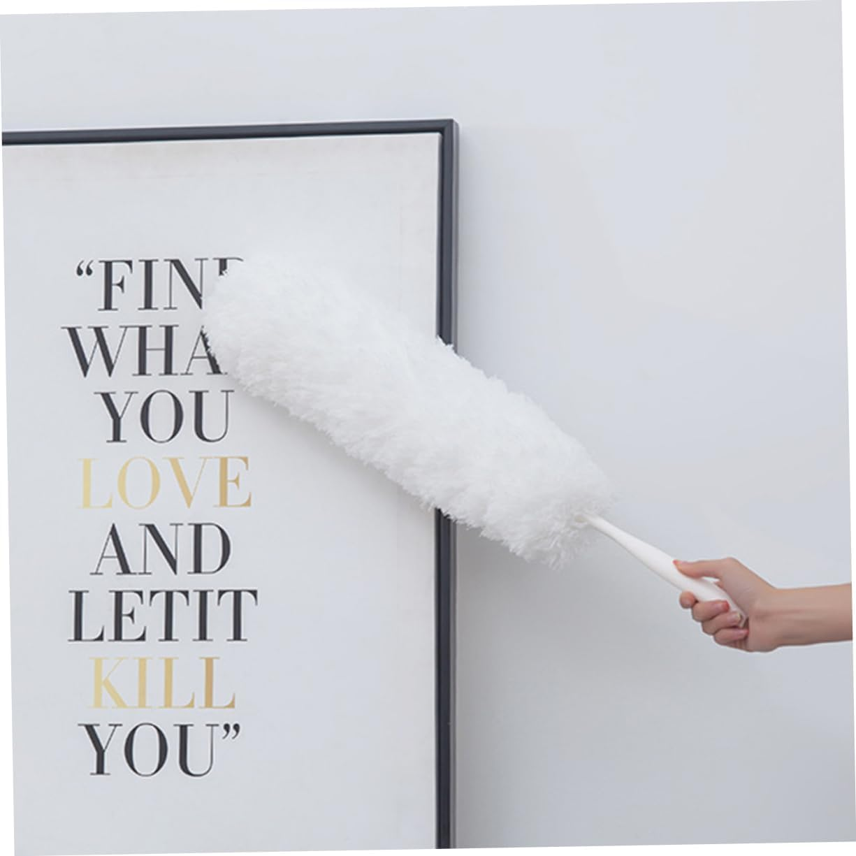 Duster Hand Dusting Tool Ceiling Duster Bendable Dusting Brush Microfiber Broom Electrostatic Duster Whisk Broom for Car Dust Sweeper Microfiber Feather Dusters for Cleaning Tools/264 image number 3