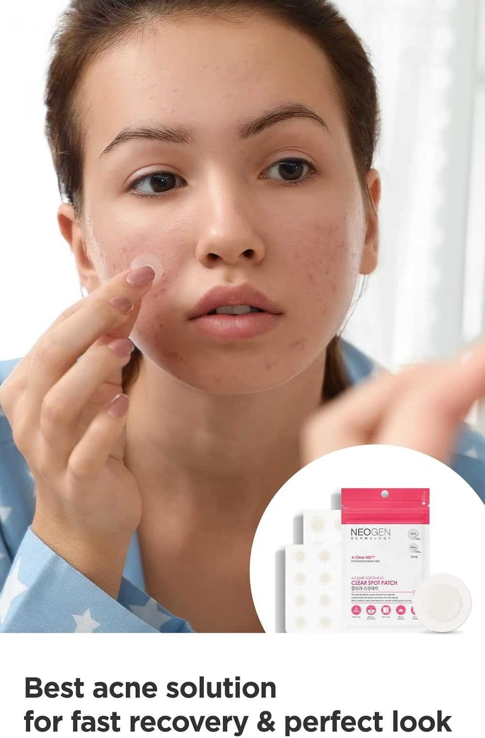 NEOGEN DERMALOGY A-CLEAR SOOTHING SPOT PATCH 24 COUNT (2 PACK)