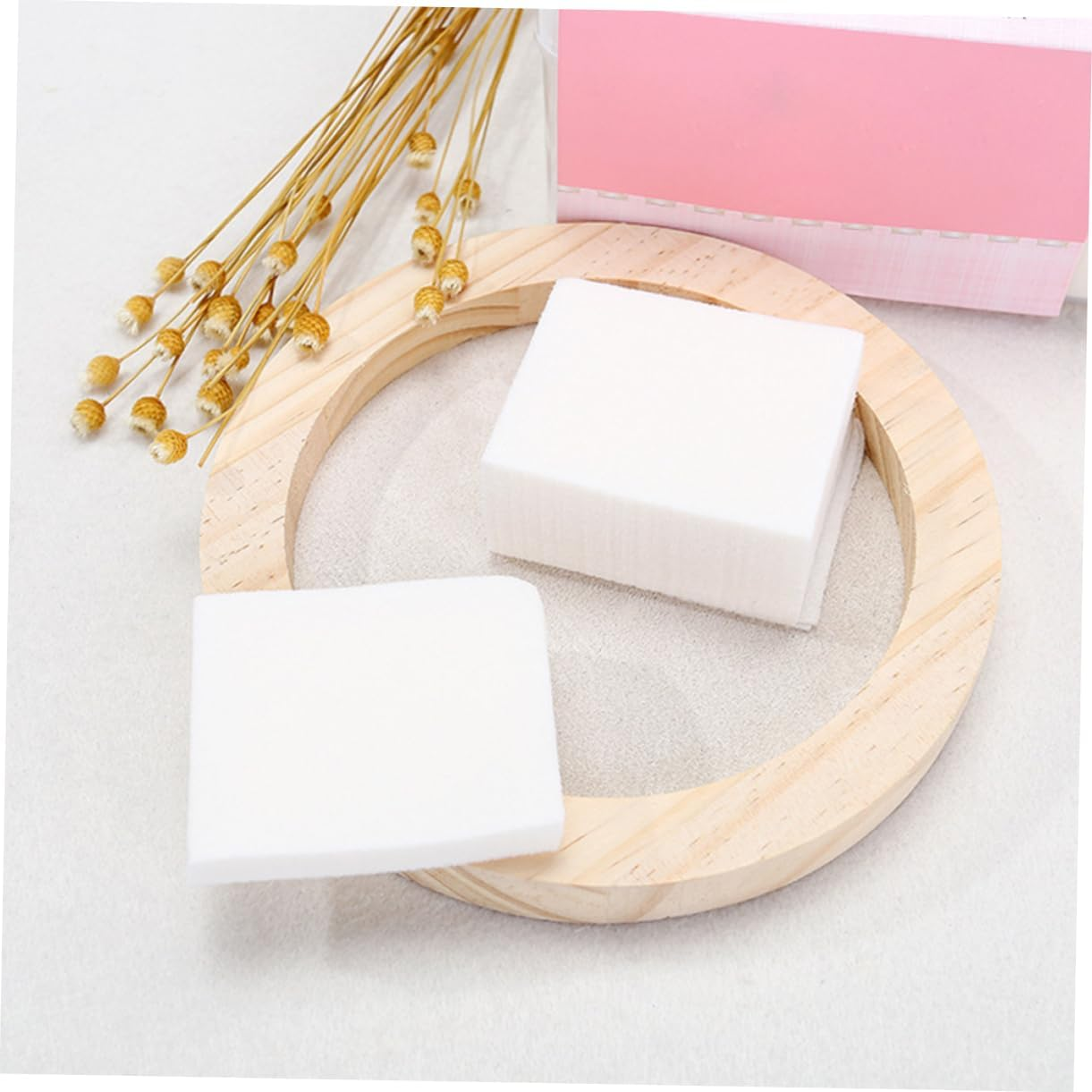 FRCOLOR Verified Australian Cotton Makeup Removal Pads 400Pcs Gentle Soft Absorbent Ideal for Face Nail Art image number 2