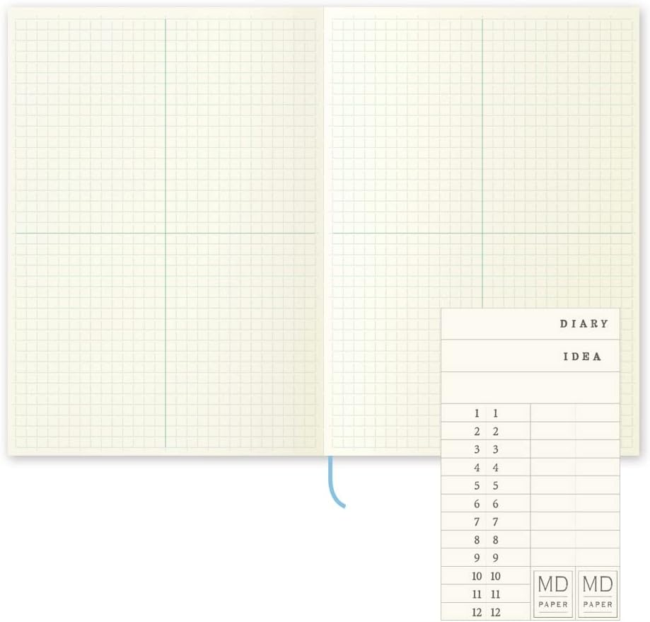 DESIGNPHIL 15311006 Midori Notebook, MD Notebook, Journal, A5, Block Ruled A image number 5