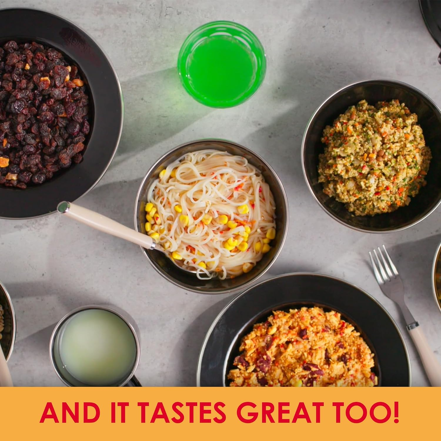 Emergency Food Supply by Liveready. a 50 Serve Survival Food Kit Including 21 Meals, 15 Snacks & 14 Drinks. 5 Year Shelf Life image number 5