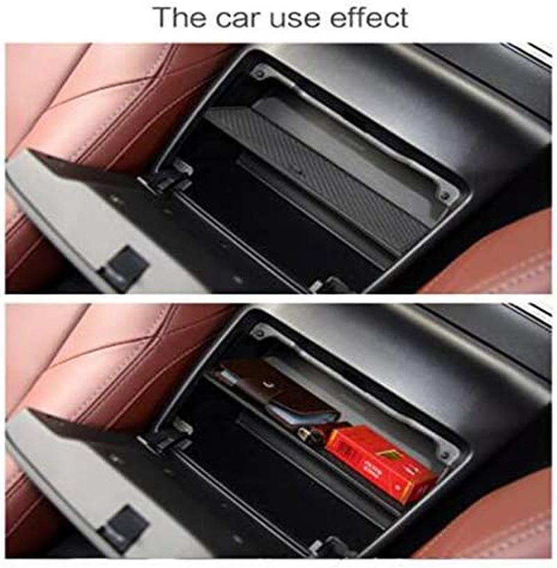 YIWANG Car Center Console Armrest Storage Box Organizer Tray with Partition Panel for Mazda MX-5 RF Miata 2015-2019 image number 6