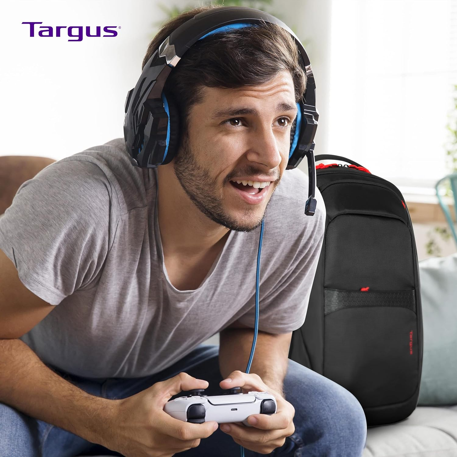 Targus Strike II Laptop Case Backpack, 43.9 Cm Size, Black