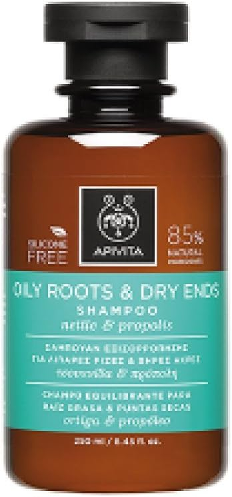 Apivita Oily Roots & Dry Ends Shampoo with Nettle & Propolis (For Hair with Oily Roots and Dry Ends) 250Ml/8.45Oz