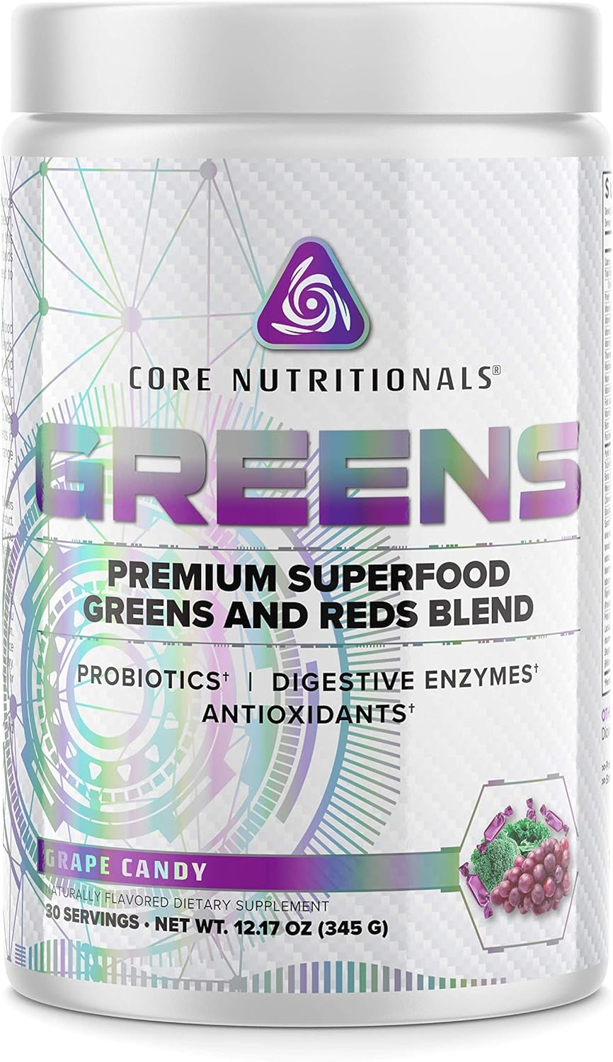 CORE Nutritionals Grape Candy Flavour Green and Reds Blend Superfood 30 Servings image number 2