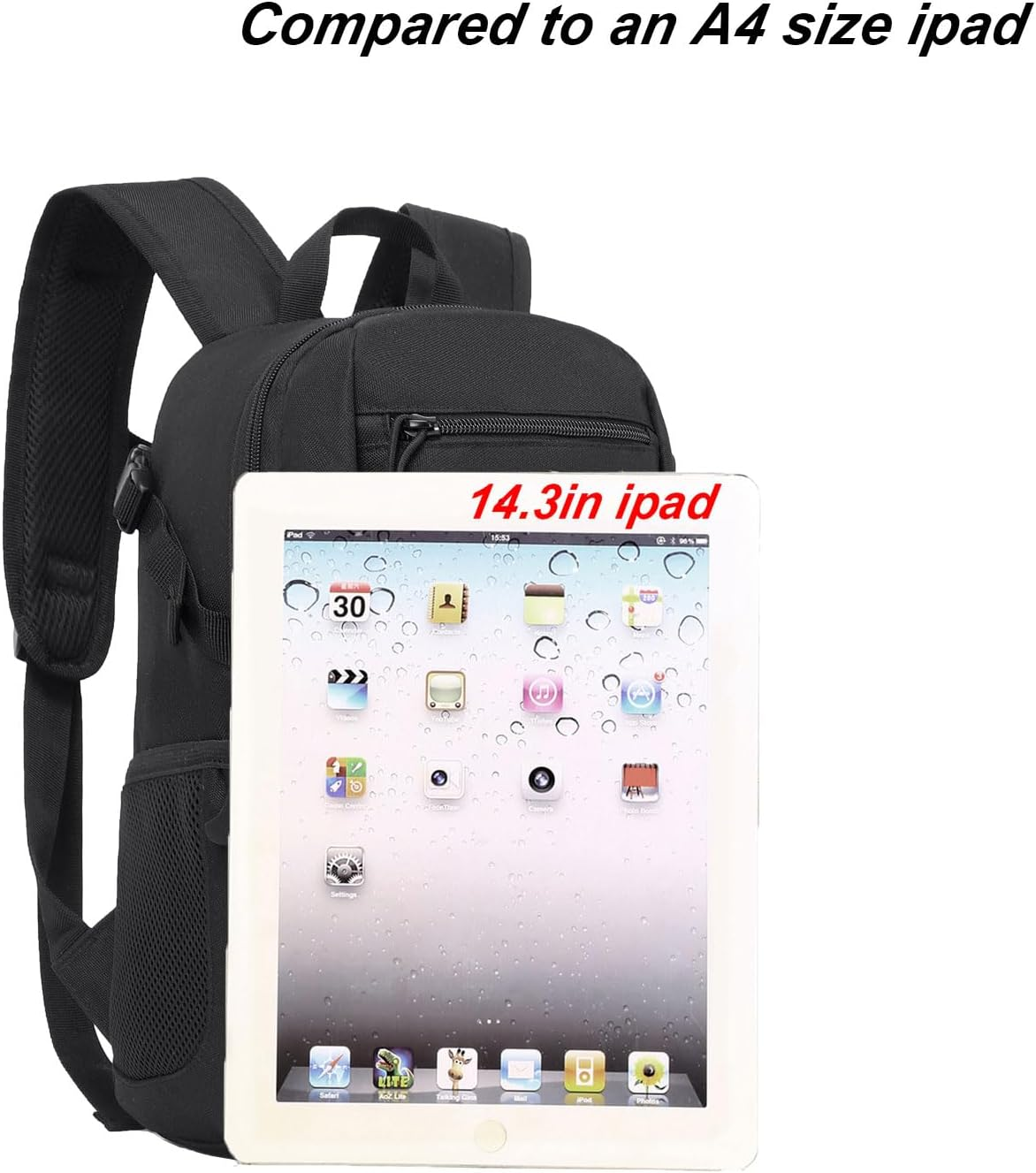 Arcenciel Kid'S Tactical Backpack with Patch - Brown image number 7