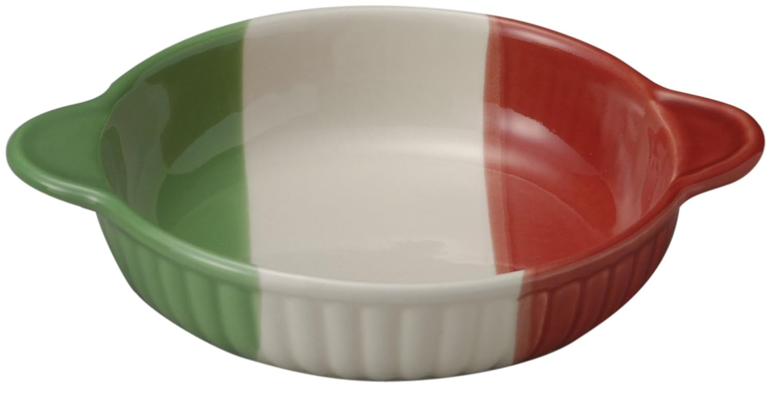 Banko Ware ITALIAN 13548 Italian Tachisumaru Gratin Dish, Microwave, Oven Safe, Made in Japan