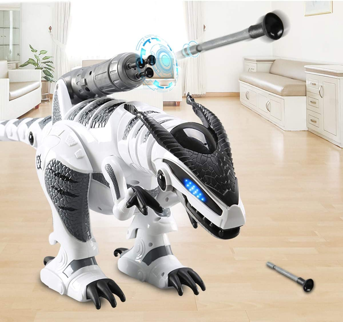 Fistone RC Robot Dinosaur Intelligent Interactive Smart Toy 2.4G Electronic Remote Robot Walking Dancing Singing with Fight Mode image number 1