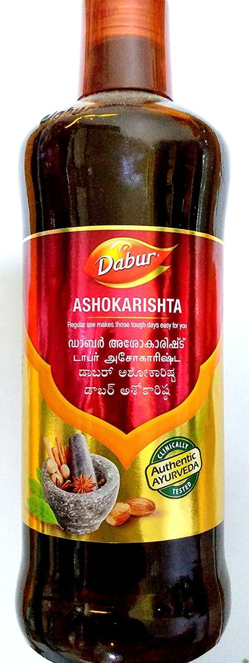 Dabur Ashokarishta - Treatment of Heavy Menstrual Bleeding - 450Ml image number 2