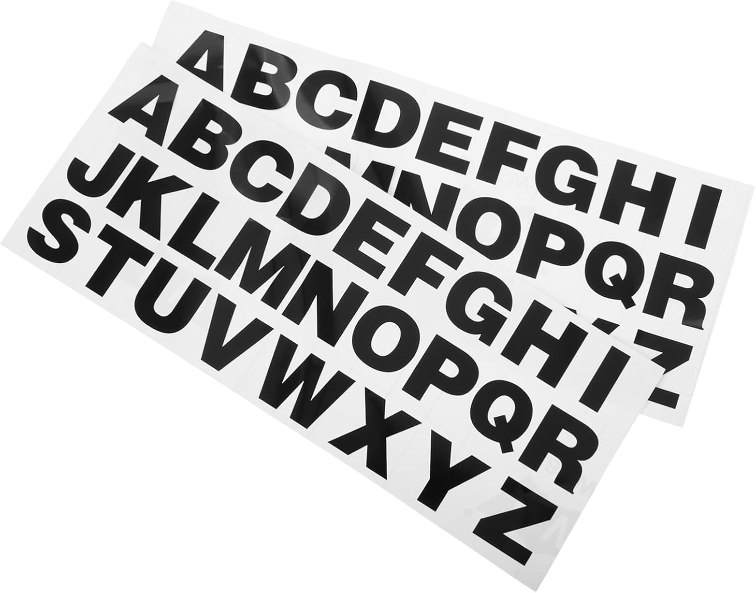 Anneome 2Pcs Reflective Car Stickers Letters Vinyl Decals Custom Alphabet Stickers image number 5