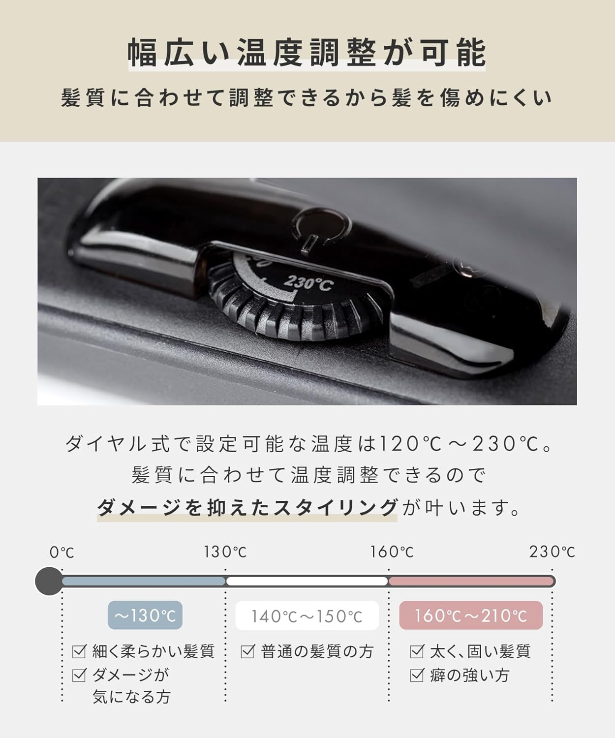 Salonia Salo Nia Double Ion Super Straight & Curl Hair Iron Pro Specification of 230 ℃ image number 2