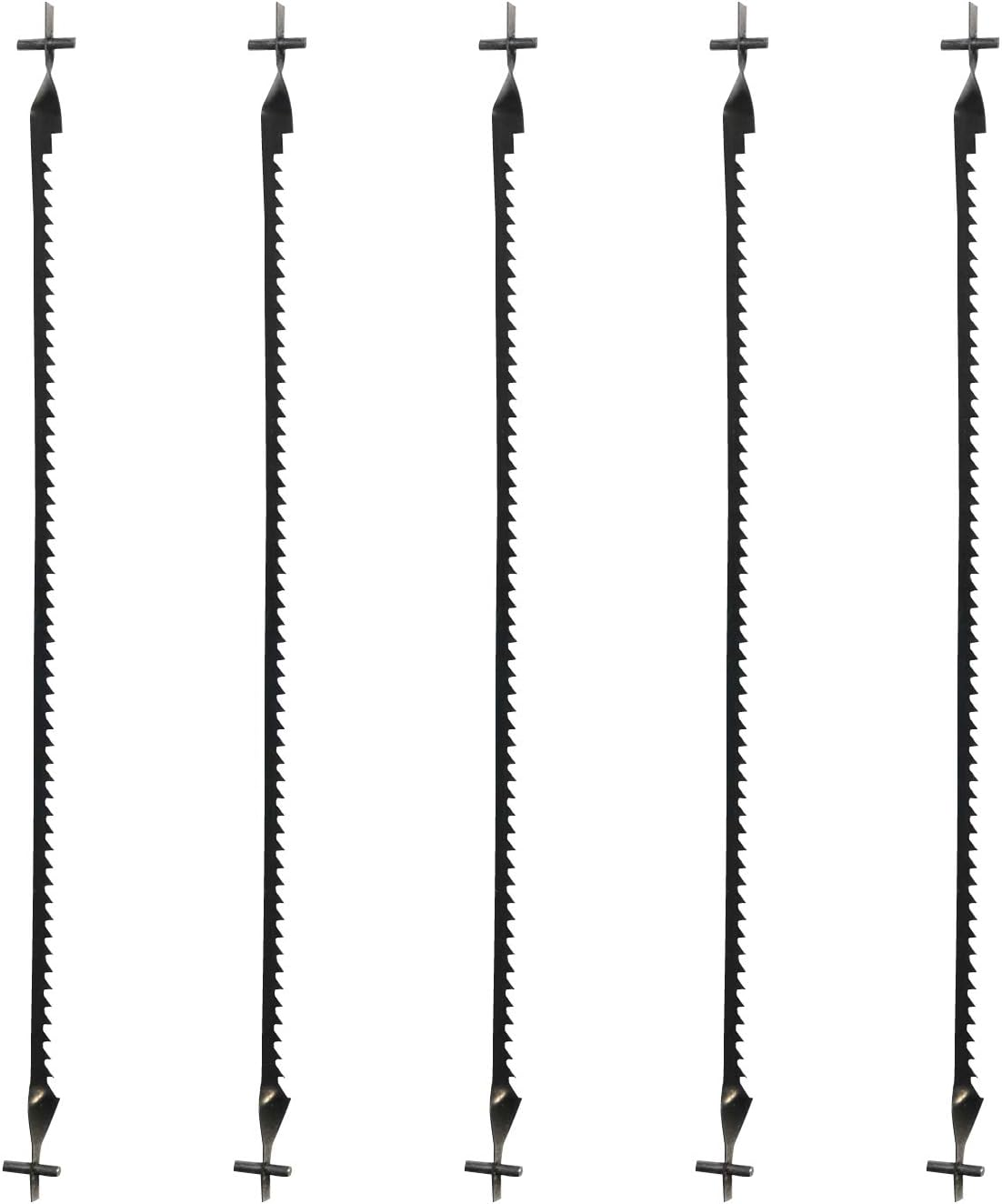 Dremel MS52 Fine Saw Blade 5-Pack for Compact Scroll/Table Saw MS20, Accessory Kit with 5 Fine Saw Blades, 12 Mm Cutting Depth for Woodworking image number 3