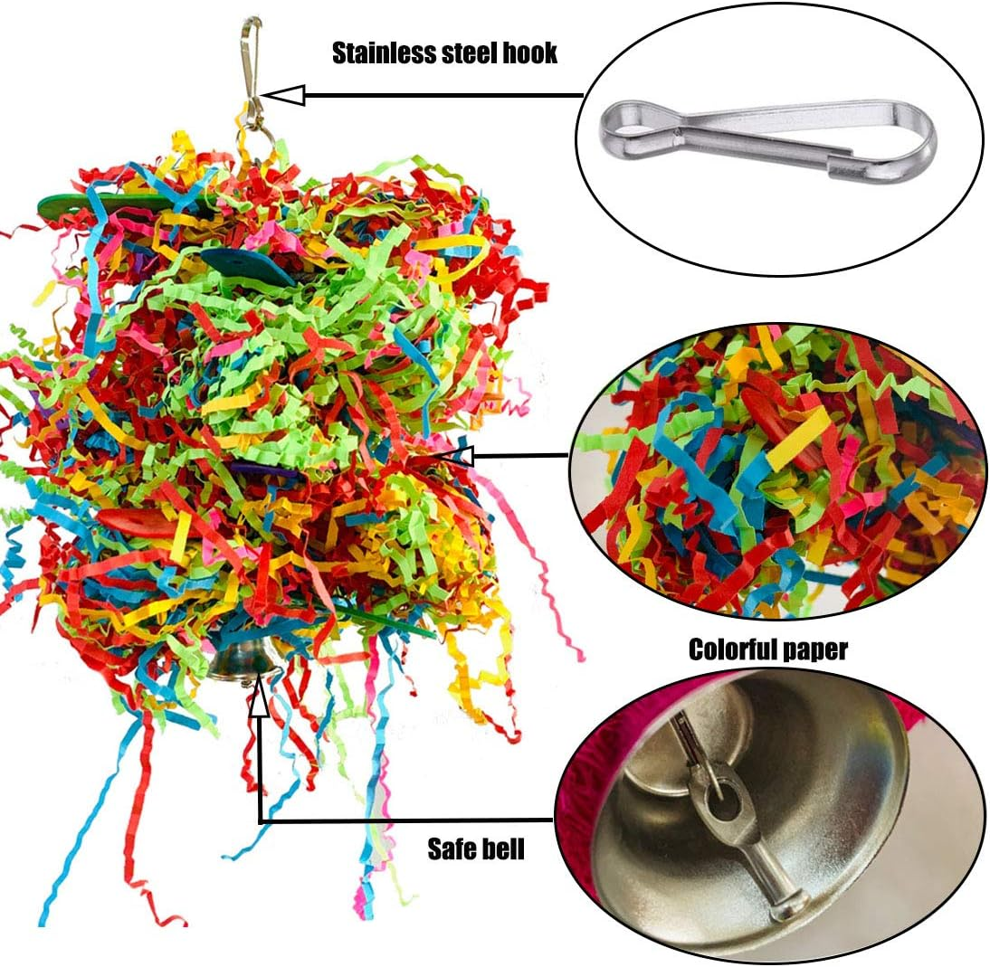 Hamiledyi Birdcage Straw Simulation Birdhouse 100% Natural Fiber - Cozy Resting Breeding Place for Birds - Provides Shelter from Cold Weather - Bird Hideaway from Predators - Ideal for Finch & Canary