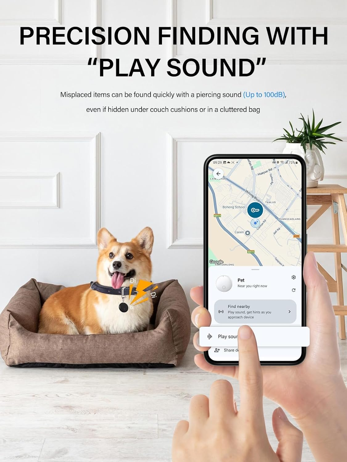 Ixtra Air Tags for Android, Bluetooth Smart Tags for Android (NOT for Ios or Huawei), Luggage Tracker Works with Google Find My Device App, Key Finders Item Locator for Keys, Wallets,Suitcases,Pet image number 4