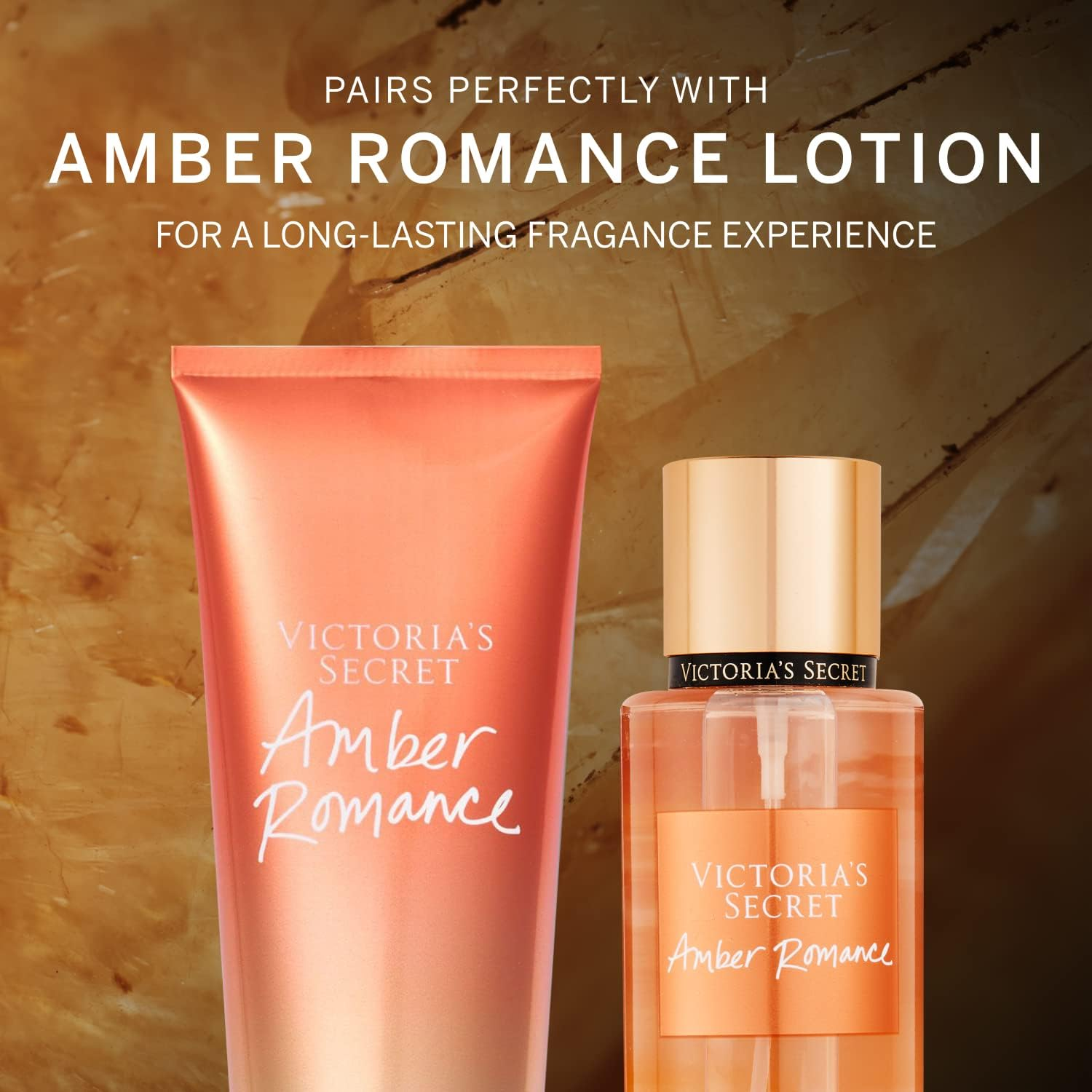 New Victoria'S Secret Amber Romance Refreshing Body Mist 250Ml/8.4 Fl Oz image number 3