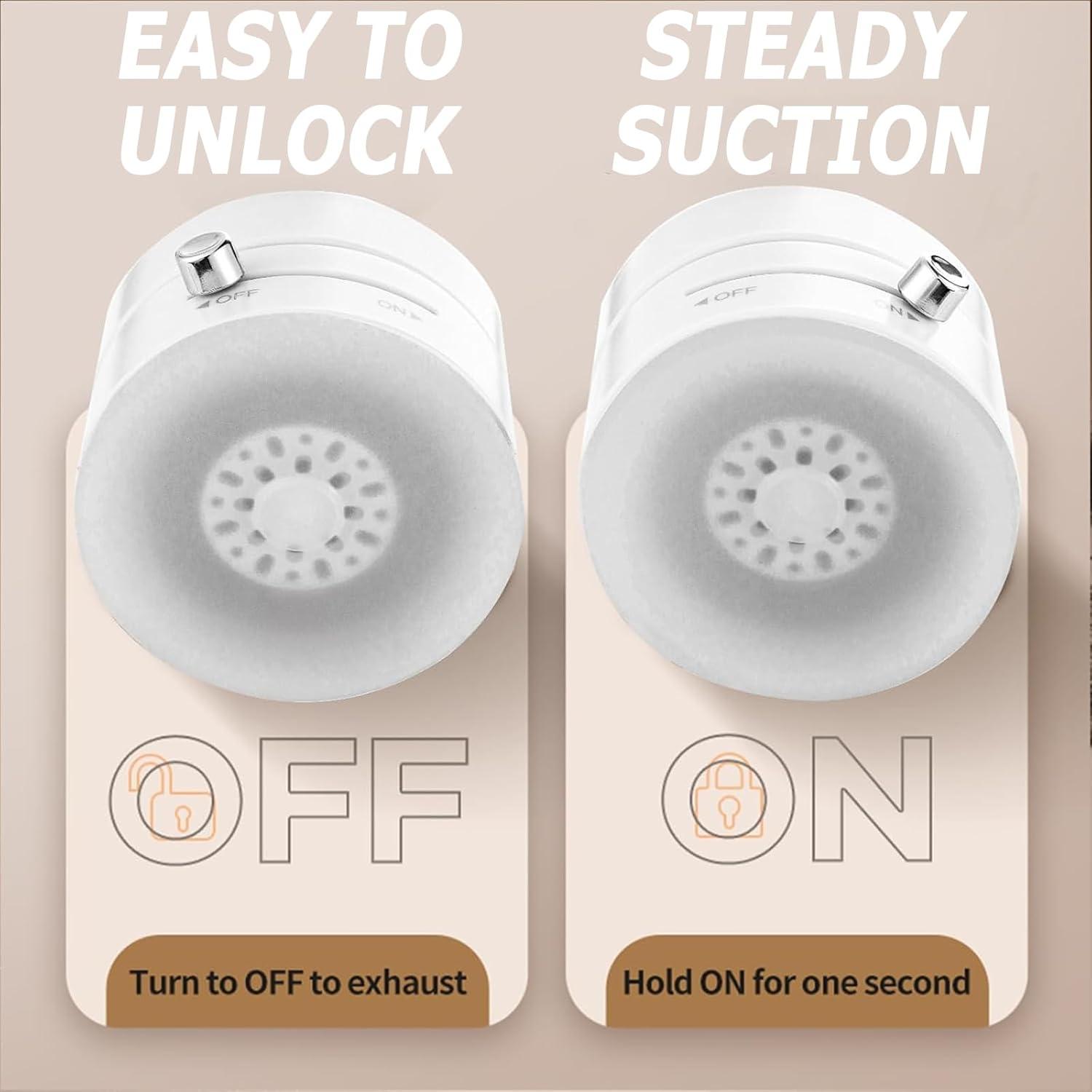 Vacuum Magnetic Phone Holder, 2025 New Foldable & Retractable Car Mount, 360&deg; Adjustable Suction Cup Stand for Iphone 16/15/14/13/12 & Suction Phones, Idea for Car/Mirror/Gym/Smooth Surfaces (White) image number 2