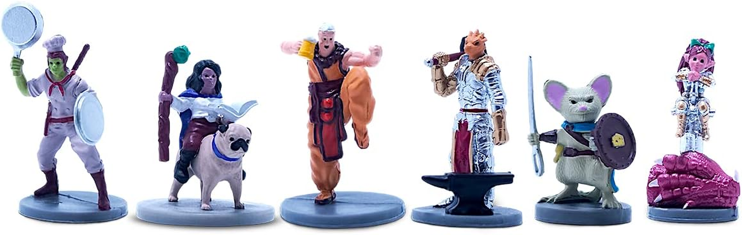 Wildspire Adventurer'S Set Pre-Painted Miniatures for DND - 28Mm Compatible with Dungeons and Dragons Figures, D&D Minis, Tabletop Gaming image number 2