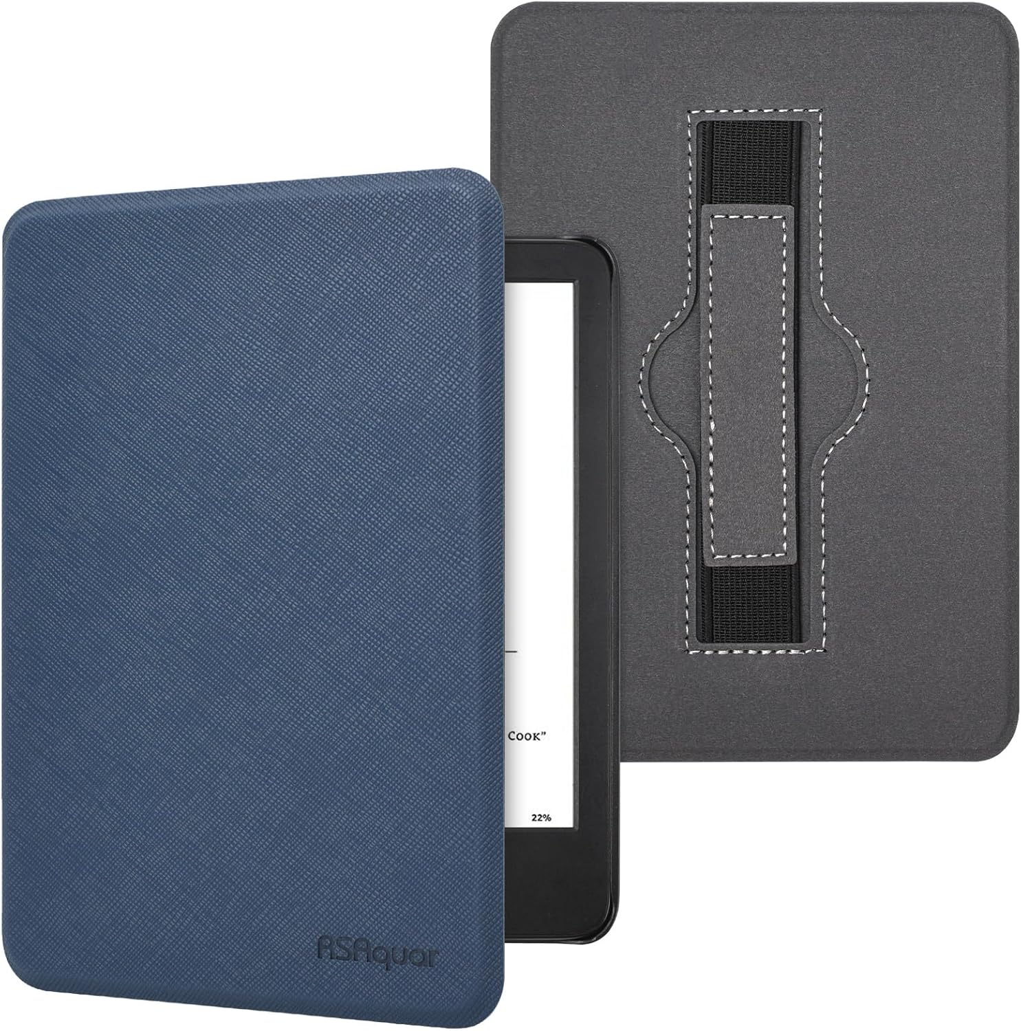 Rsaquar 6&rdquo; Kindle Case (2024 & 2022, 11Th Gen) with Hand Strap &ndash; Slim Protective Cover with Auto Sleep/Wake for Kindle Basic, Sage-Au