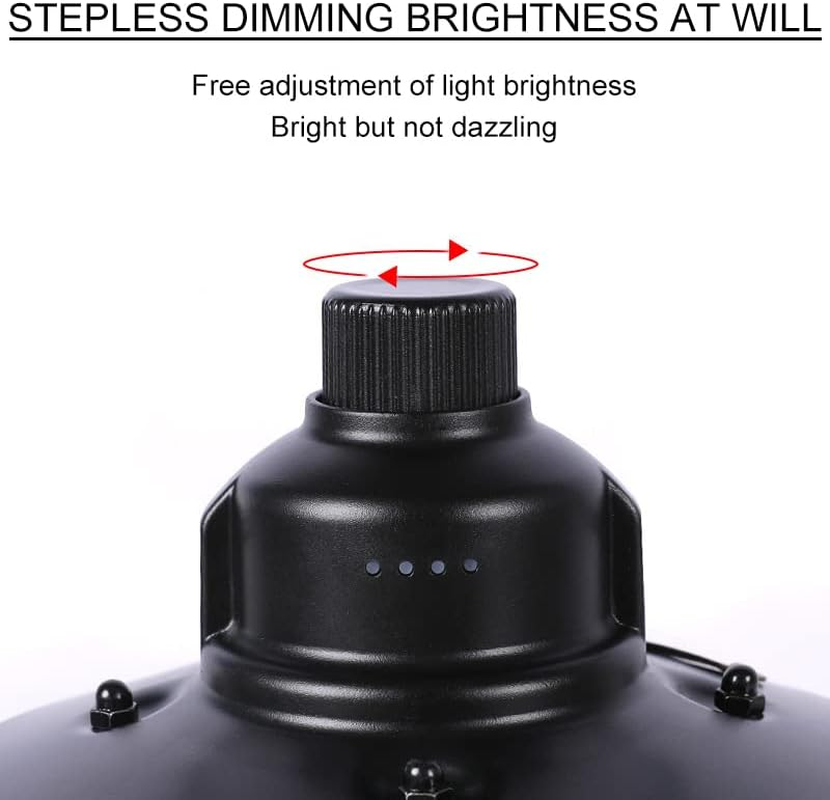 Camping Lantern, Portable Survival Lanterns Multifunction Rechargeable Worklight Outdoor LED Emergency Lighting Lights for Hiking Walking Tents Sheds/788 (Color : Green (Black Frame))