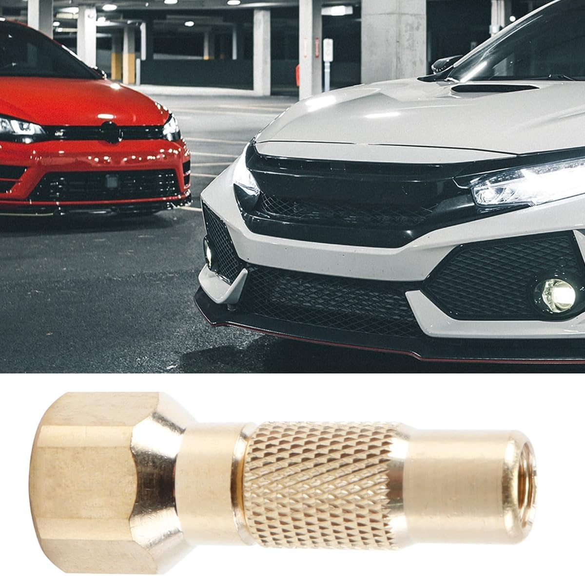 Schrader Female to 1/4 Npt Female Tire Inflator Compressor Pump Connector Accessories Durable Fit for Car Bike Motorcycle image number 2