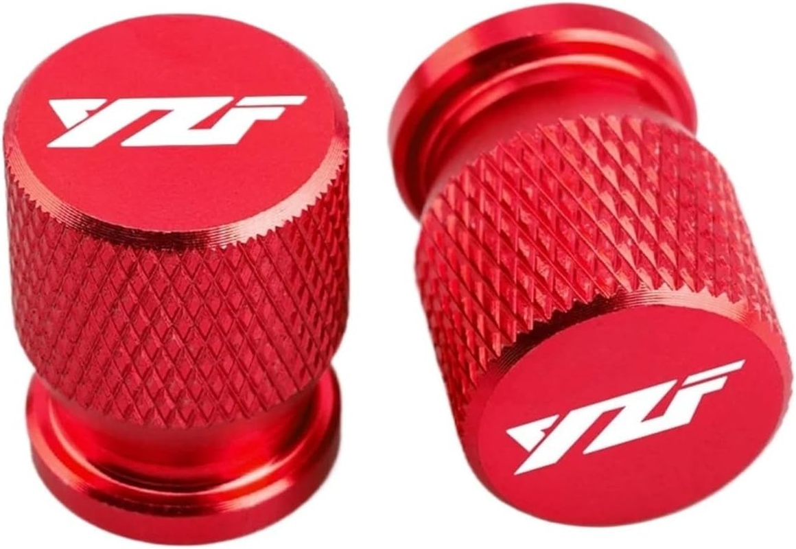 YZF R1 R3 R6 R25 R125 R7 Motorcycle CNC Tire Stem Air Cap Airtight Cover Wheel Valve Caps(Blue) - Black image number 2