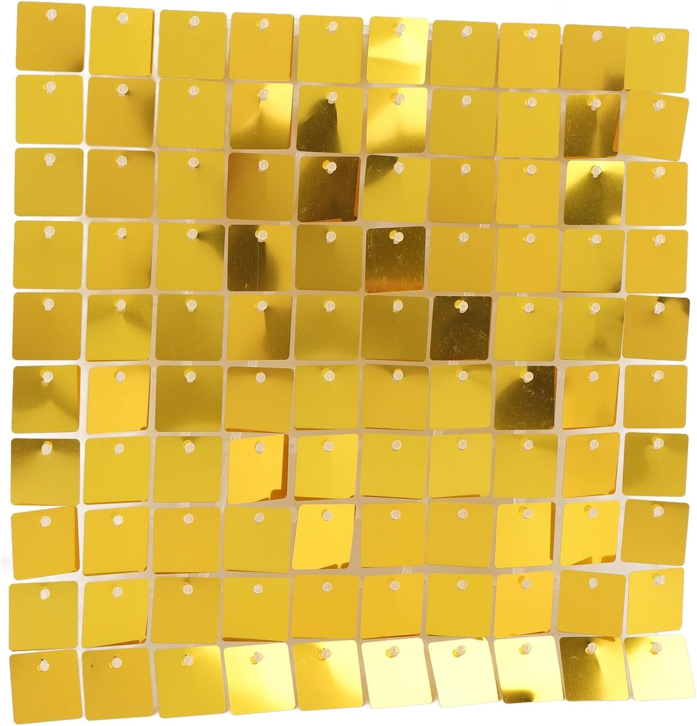 8PCS Glitter Background Panels, Wall Backdrop Sequin Panels Gold Decoration Shimmer Panels, Sequins Backdrop Decoration Panels, Glitter Bling Photo Background Decorations (Gold) - Gold image number 4