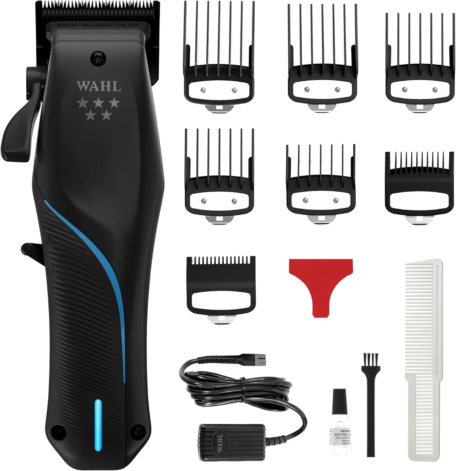 Wahl Professional 5 Star Vapor Cord/Cordless Clipper with Single Power Station Charge Stand image number 6