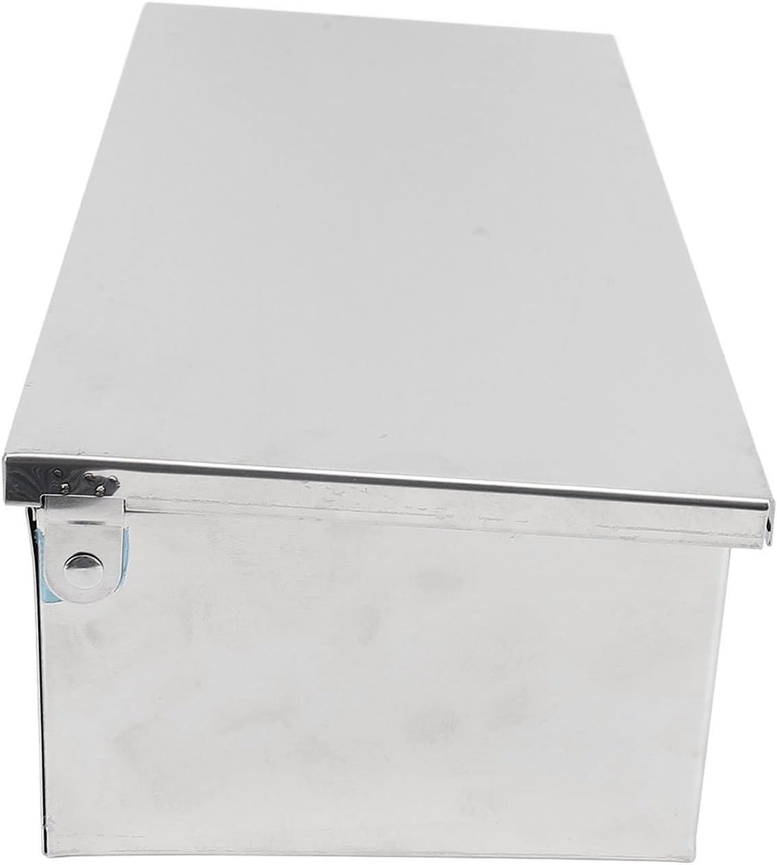 Jiawu Modern Stainless Steel Seasoning Box with Flip Lid, 5 Compartment Trays, Condiment Dispenser Set, Storage Box for Spice, Snacks, Flour, Salt, Sugar, Approx. 31.5 X 15 X 9Cm / 12.4 X 5.9 X 3.5In image number 2