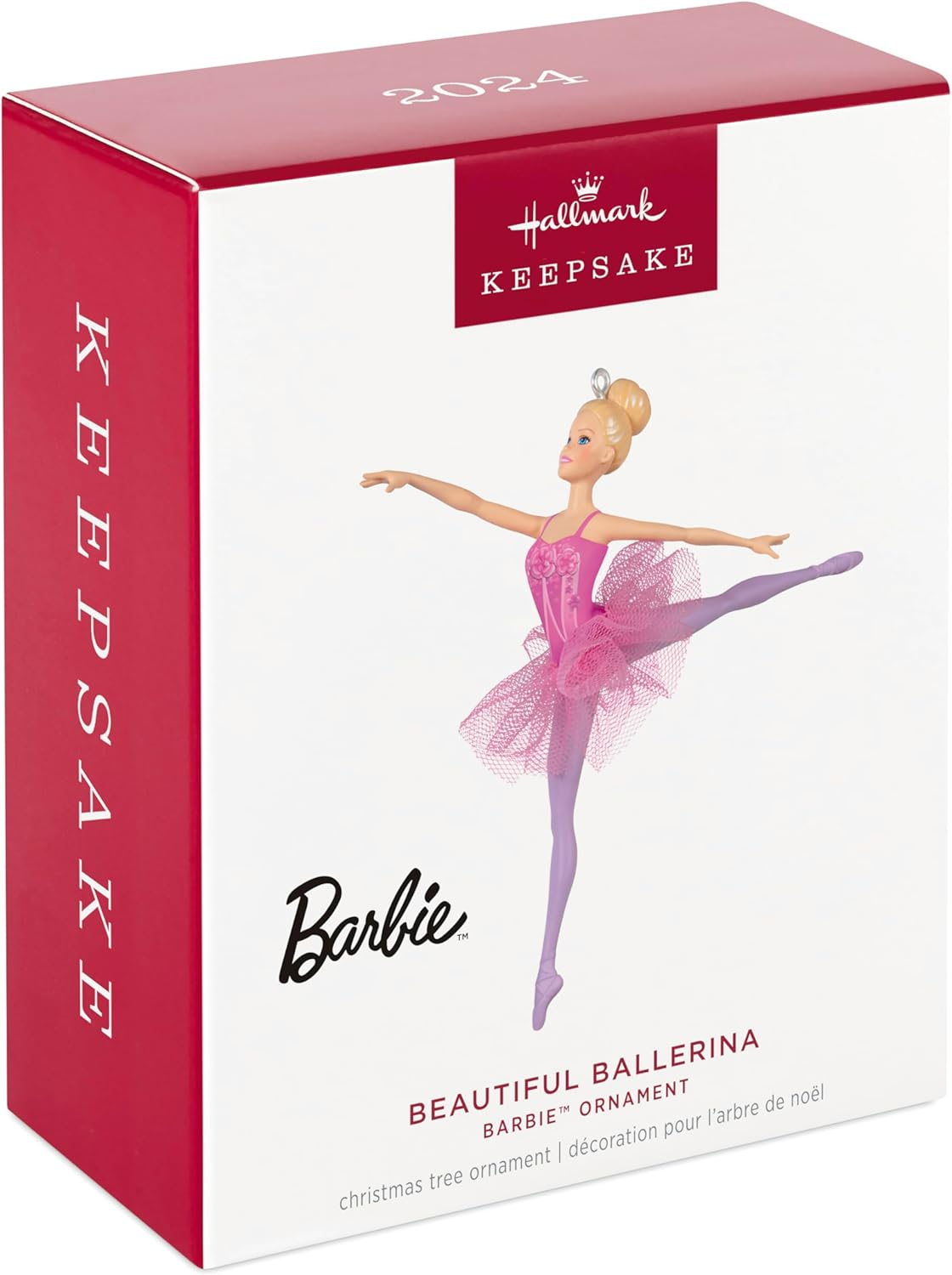 Hallmark Keepsake 2024 Barbie Beautiful Ballerina Christmas Ornament image number 3