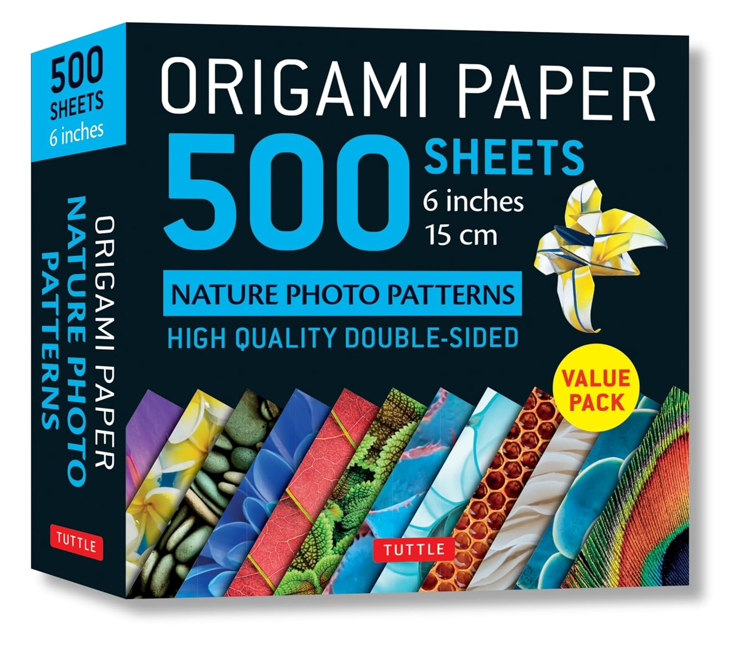 Origami Paper 500 Sheets Nature Photo Patterns 6" (15 Cm): Tuttle Origami Paper: High-Quality Double-Sided Origami Sheets Printed with 12 Different Designs (Instructions for 6 Projects Included) image number 6